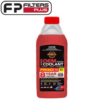 COOLREDPMX001 Penrite Red OEM Premix Coolant 1L Perth Melbourne Sydney Australia