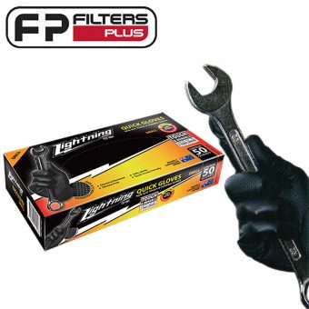 Lightning Penrite Balck Workshop Grop Gloves Perth LQG50M Medium Sydney Melbourne